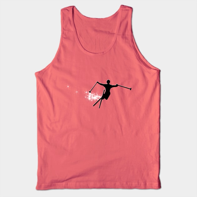 ski powder trail Tank Top by asyrum